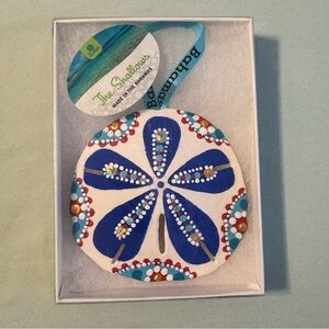 Hand painted Sand dollar ornament